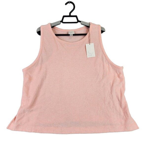Womens Terry Tank Top A New Day Peach Size XXL - Picture 1 of 11